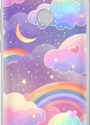 Чохол на xiaomi redmi note 5a prime хмари та веселка
