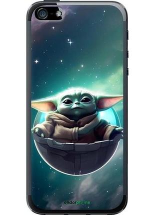 Чехол на iphone se малыш йода, грогу айфон се