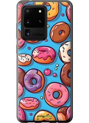 Чехол на samsung galaxy s20 ultra пончики самсунг с20 ультра