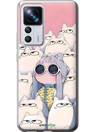Чохол на xiaomi redmi k50 ultra малюк з котами
