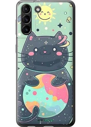 Чохол на samsung galaxy s21 plus милий котик