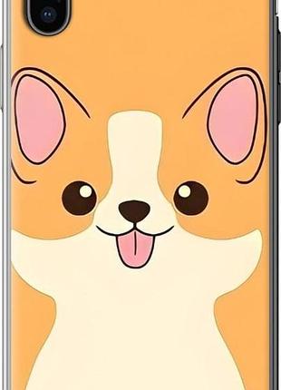 Чехол на iphone x милый пес айфон х