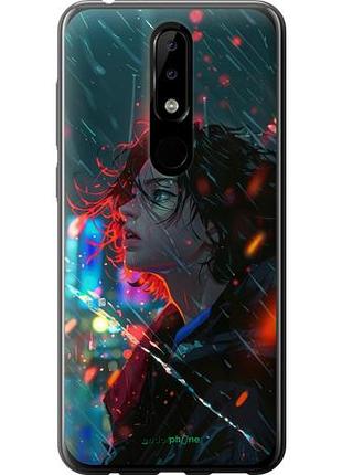 Чехол на nokia 5.1 plus ночные огни "6096u-1543-10746"