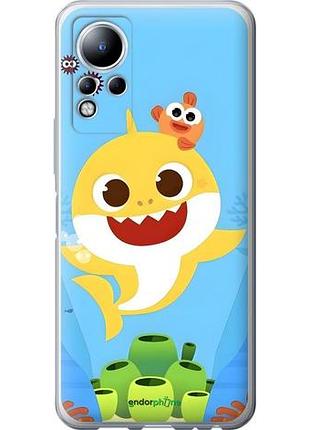 Чехол на infinix note 12 бейби шарк инфикс ноут 12