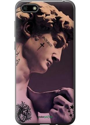 Чехол на huawei honor 7a давид тату хуавей хонор 7а