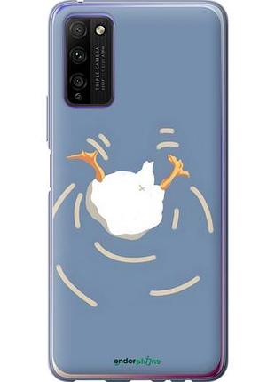 Чехол на huawei honor 30 lite смешная утка, гусь хуавей хонор 30 лайт