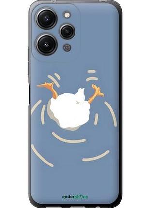 Чехол на xiaomi redmi 12 смешная утка, гусь сяоми редми 12