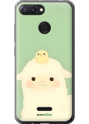 Чехол на xiaomi redmi 6 барашек и ципленок сяоми редми 6