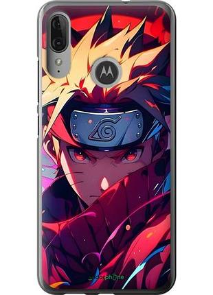 Чехол на motorola moto e6 plus наруто naruto моторола мото е6 плюс