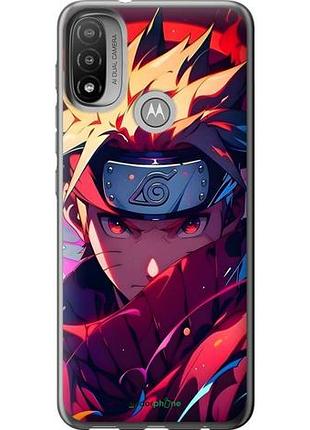 Чехол на motorola e20 наруто naruto моторола е20