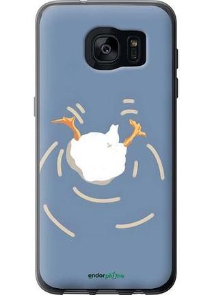 Чохол на samsung galaxy s7 edge g935f гусак пірнає