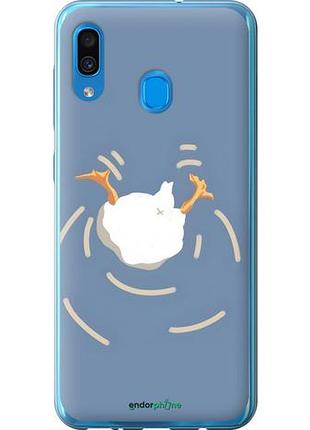 Чехол на samsung galaxy a20 2019 a205f смешная утка, гусь самсунг а20 2019 а205ф