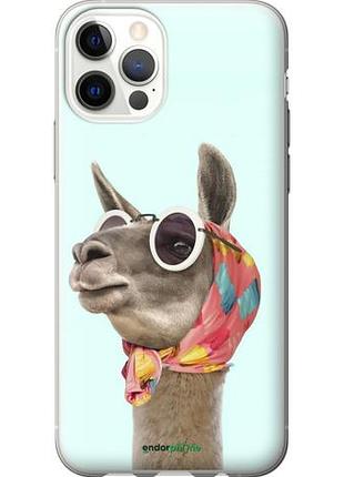 Чехол на iphone 12 pro модная лама "4479u-2052-10746"