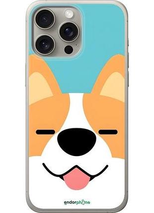 Чехол на iphone 15 pro max забавный корги айфон 15 про макс