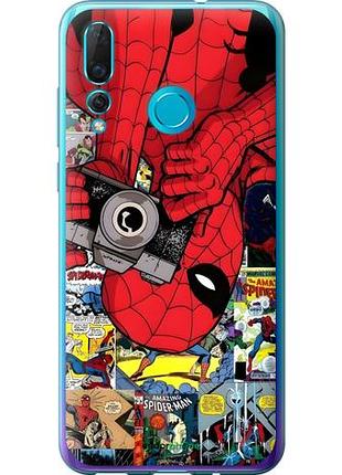 Чехол на huawei nova 4 человек паук, spiderman 2 хуавей нова 4 2