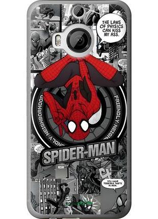 Чехол на htc one m9 plus человек паук, spiderman хтс ван м9 плюс
