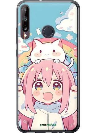 Чехол на huawei p40 lite e девочка аниме радуга хуавей п40 лайт е