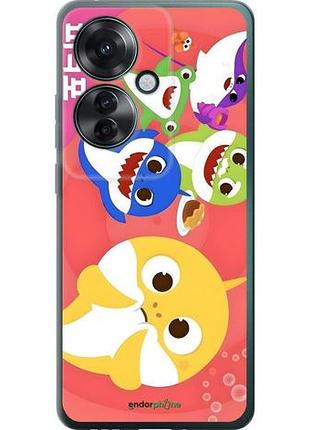 Чехол на oppo reno11 f бейби шаркс оппо рено11 ф