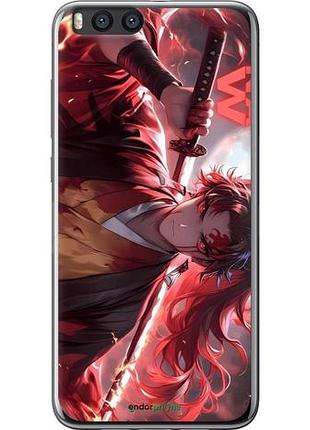 Чехол на xiaomi mi note 3 аниме самурай сяоми ми ноут 3