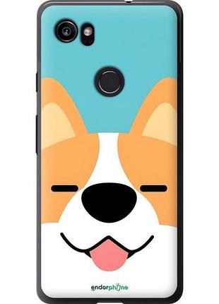 Чехол на google pixel 2 xl забавный корги гугл пиxeл 2 хл