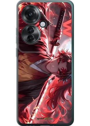 Чехол на oppo reno11 f аниме самурай оппо рено11 ф