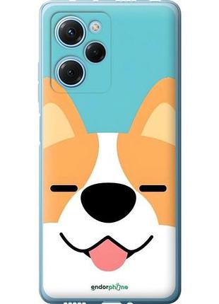 Чехол на xiaomi redmi note 12 pro speed забавный корги сяоми редми ноут 12 про сpeed