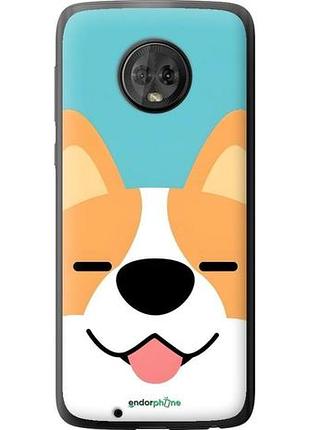 Чехол на motorola moto g6 забавный корги моторола мото г6
