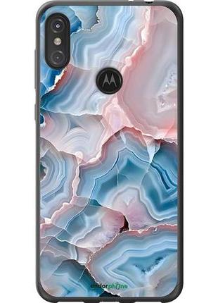 Чехол на motorola one power мрамор моторола ван повер
