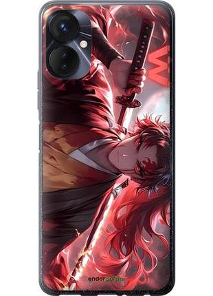 Чехол на tecno spark 9 pro аниме самурай текно спарк 9 про