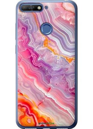 Чехол на huawei honor 7a pro мрамор 2 хуавей хонор 7а про2