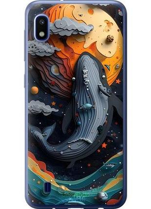Чехол на samsung galaxy a10 2019 a105f кит в космосе самсунг а10 2019 а105ф