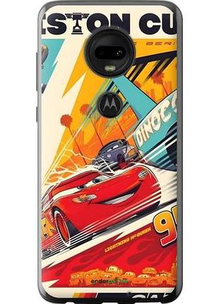 Чехол на motorola moto g7 тачки моторола мото г7