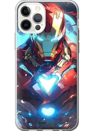 Чехол на iphone 12 железный человек айфон 12