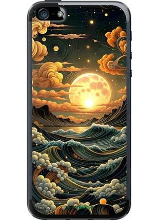 Чехол на iphone 5 арт волны айфон 5