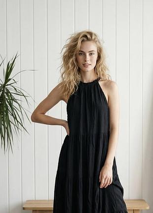 Сукня а-сілуету з вирізом халтер з віскози vero moda