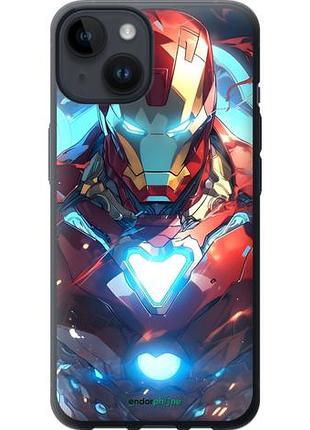 Чехол на iphone 14 железный человек айфон 14