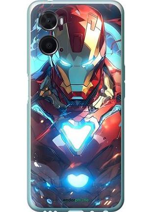 Чехол на oppo a76 железный человек оппо а76