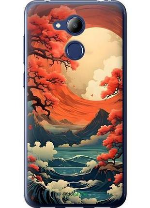 Чехол на huawei honor 6c pro природа японии хуавей хонор 6с про
