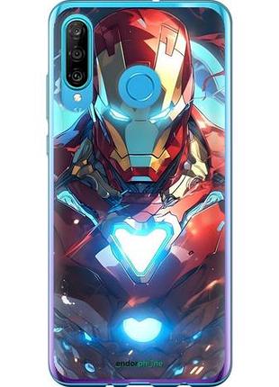 Чохол на huawei p30 lite залізна людина