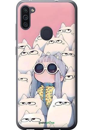 Чохол на samsung galaxy m11 m115f малятко з котами