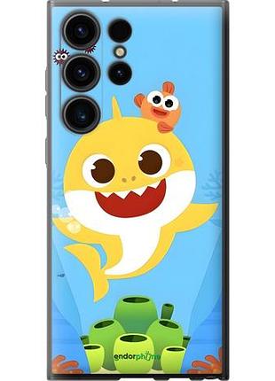 Чехол на samsung galaxy s23 ultra бейби шарк самсунг с23 ультра