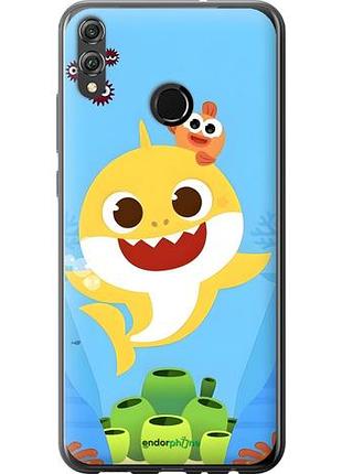 Чехол на huawei honor 8x бейби шарк хуавей хонор 8х