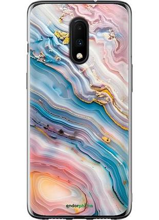 Чехол на oneplus 7 мрамор красивый 1+ 7
