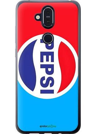 Чехол на nokia 8.1 пепси нокиа 8.1
