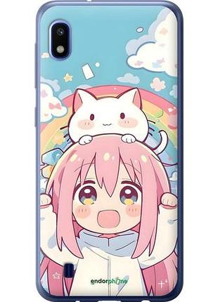 Чехол на samsung galaxy a10 2019 a105f девочка аниме радуга самсунг а10 2019 а105ф