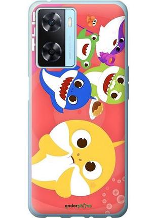Чехол на oppo a57s бейби шаркс