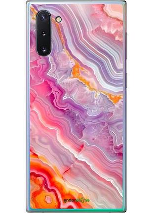 Чехол на samsung galaxy note 10 мрамор 2 самсунг ноут 102