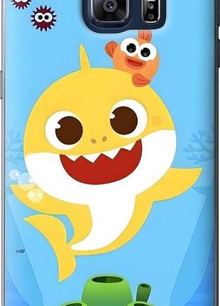 Чехол на samsung galaxy s6 edge plus g928 бейби шарк самсунг с6 эдж плюс г928
