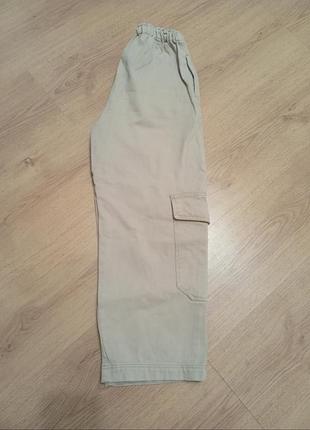 Брюки карго на девочку 11-12,zara,бежевые 5