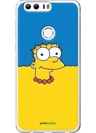 Чехол на huawei honor 8 мардж флаг украины хуавей хонор 8